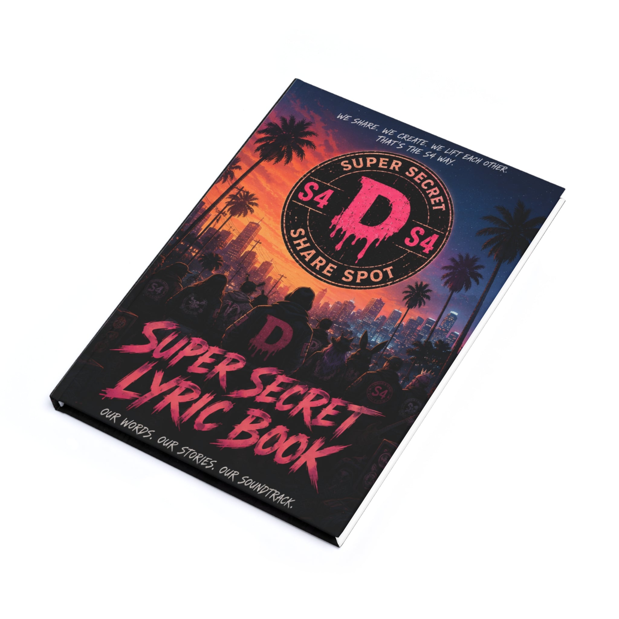 Super Secret Lyric Book Hardcover Journal (A5) - S4 Notebook