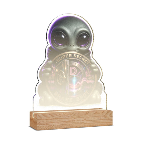 S4 Alien UV Acrylic Night Light - Custom Shape Glow Lamp