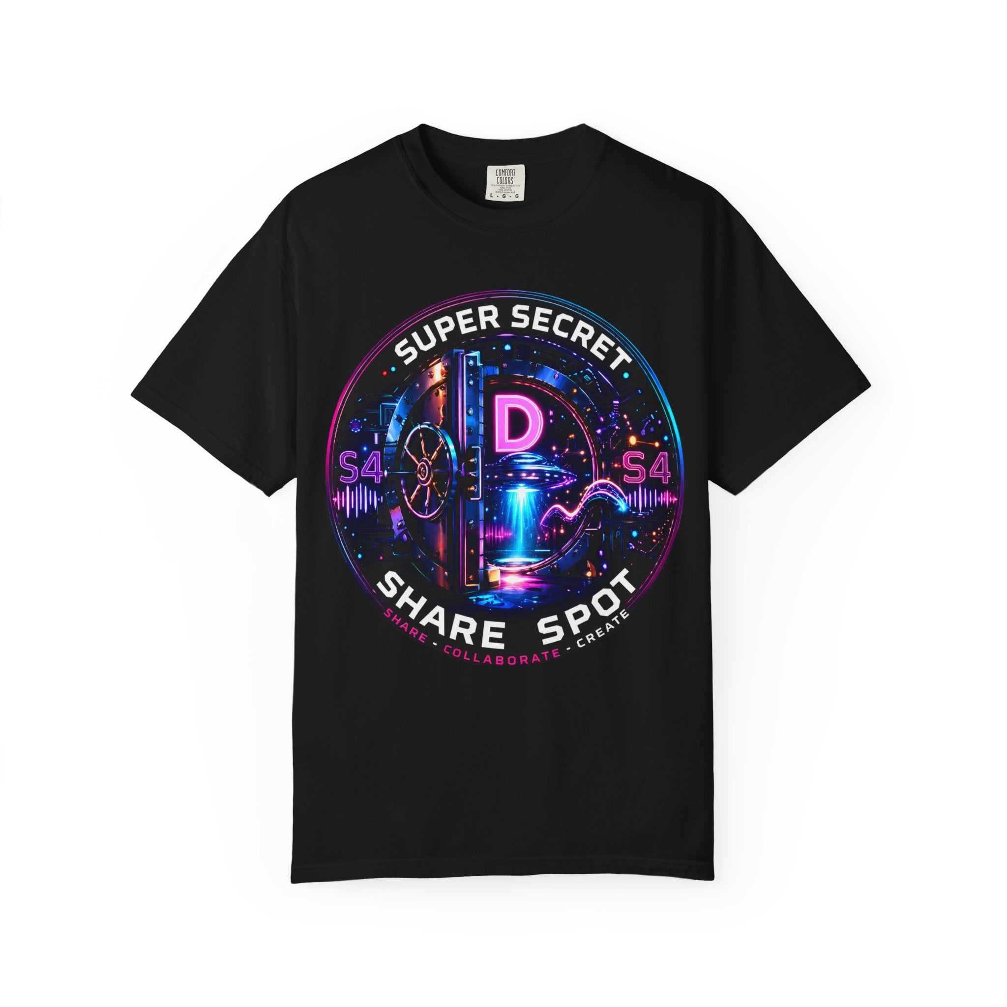 Super Secret Share Spot Logo Tee