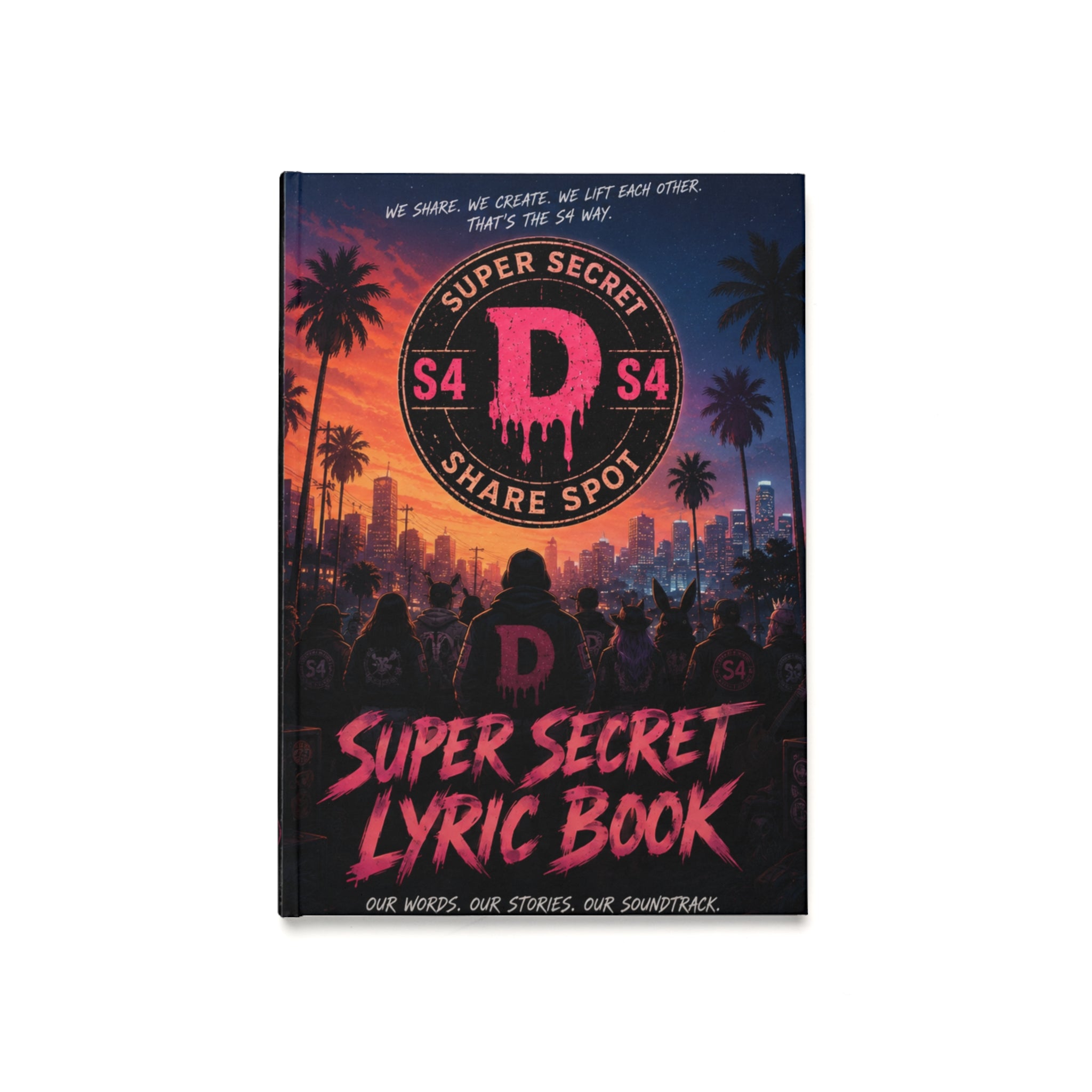 Super Secret Lyric Book Hardcover Journal (A5) - S4 Notebook