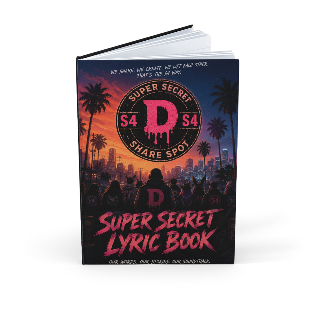 Super Secret Lyric Book Hardcover Journal (A5) - S4 Notebook
