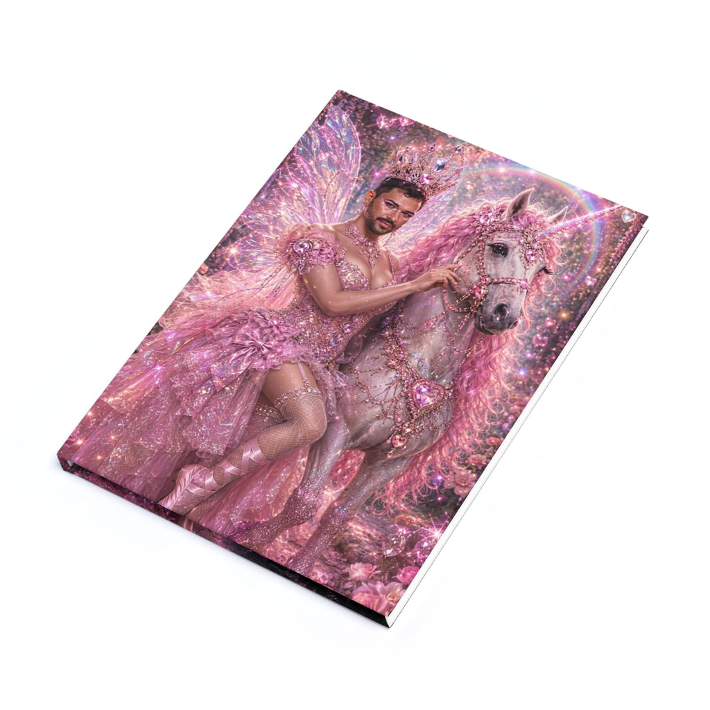 A5 Hardcover Journal Bloodfairy and his Rainbow Unicorn