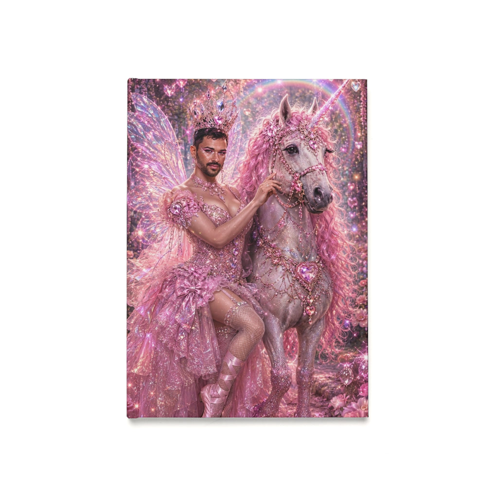 A5 Hardcover Journal Bloodfairy and his Rainbow Unicorn