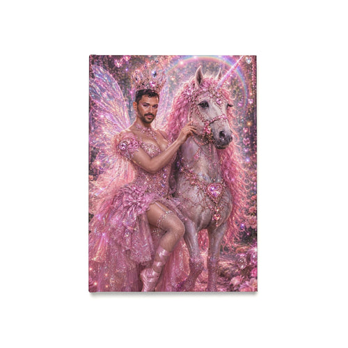 A5 Hardcover Journal Bloodfairy and his Rainbow Unicorn